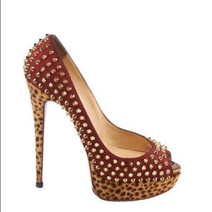 Christian Louboutin Banana 140 Studded Pumps